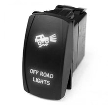 Load image into Gallery viewer, Race Sport RSLE10W LED Rocker Switch w White LED Radiance Off-road
