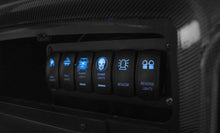 Load image into Gallery viewer, Race Sport RSLJ14B LED Rocker Switch w Blue LED Radiance Rock Lights