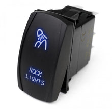Load image into Gallery viewer, Race Sport RSLJ14B LED Rocker Switch w Blue LED Radiance Rock Lights