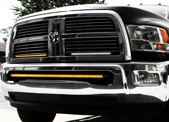 Race Sport RSLP20 20 in. 5w LoPro Ultra Slim LED Light Bar w Amber Marker Light