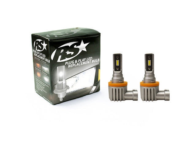 Race Sport RSPNPH11 H11  Super LUX LED Replacement Bulbs 1,900 LUX Max