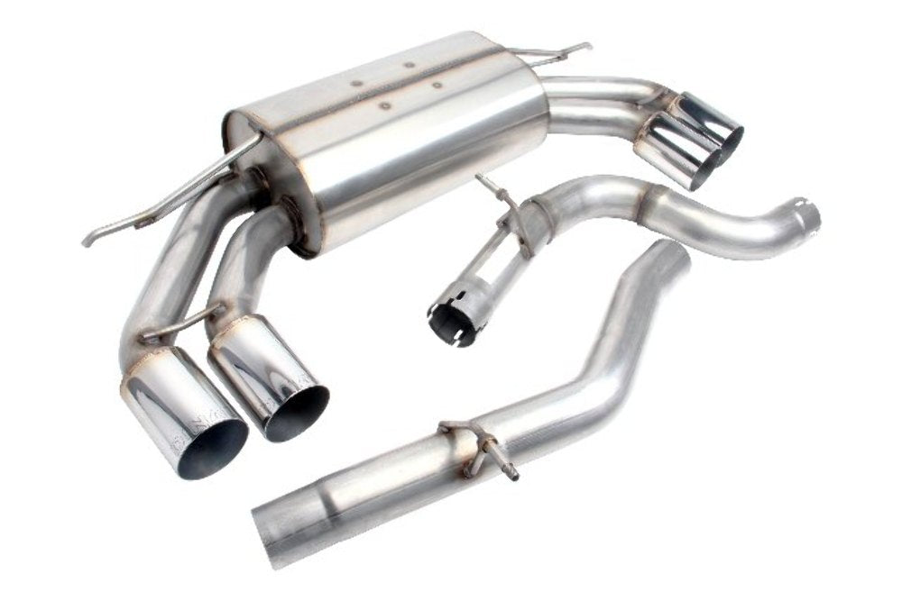 Dinan D660-0065 Polished Tip Free Flow Exhaust System; VW Golf R (Mk7)