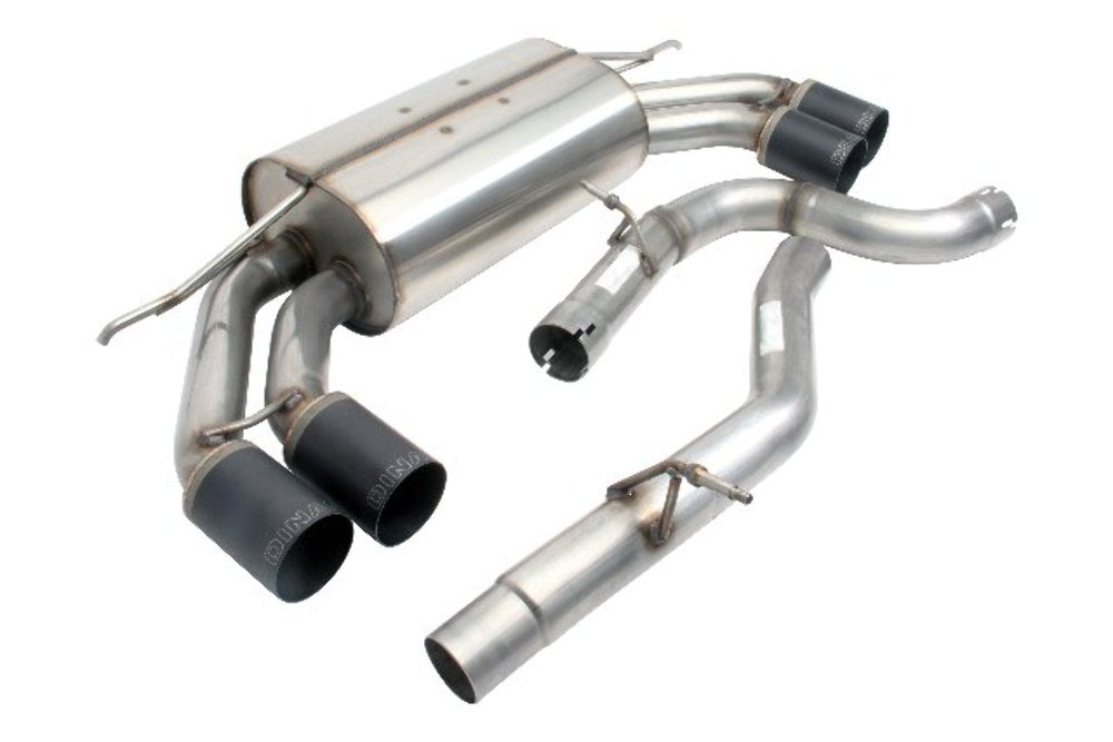 Dinan D660-0065-BLK Black Tip Free Flow Exhaust System; VW Golf R (Mk7)