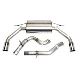 Dinan D660-0066 Polished Tip Free Flow Exhaust System; Audi A3 2.0L (8V)