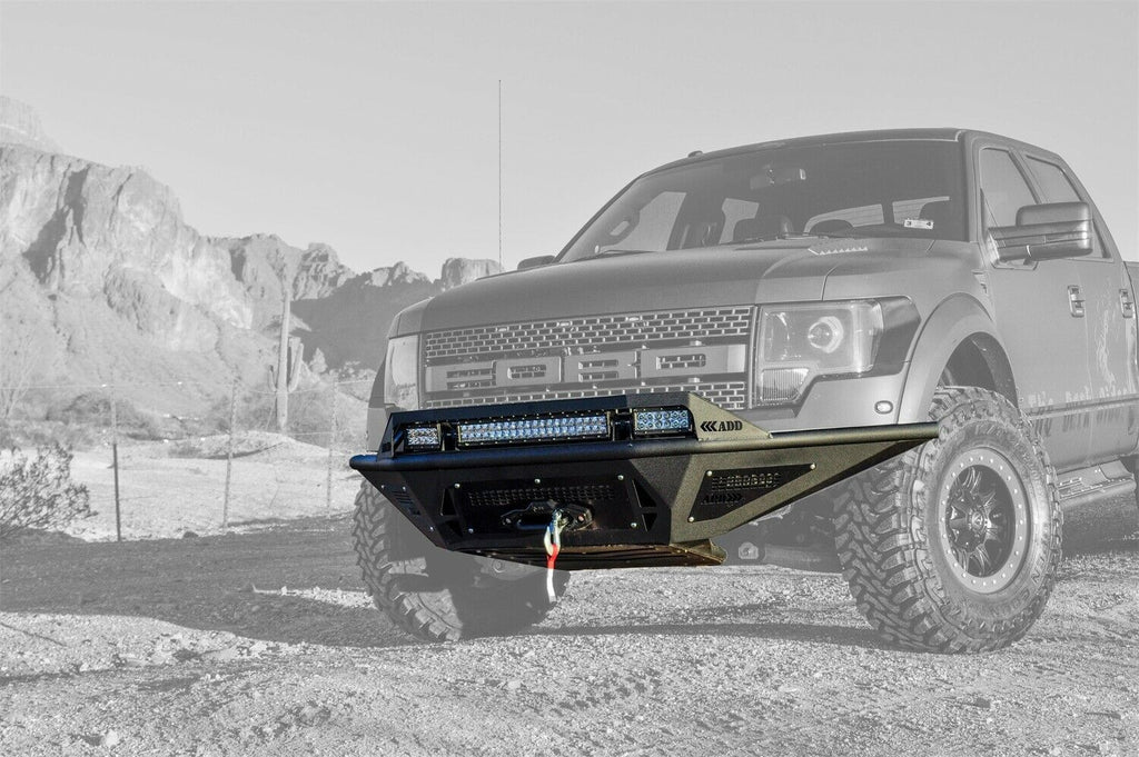 Addictive Desert Designs F011052520103 Stealth Fighter Front Bumper Fits F-150