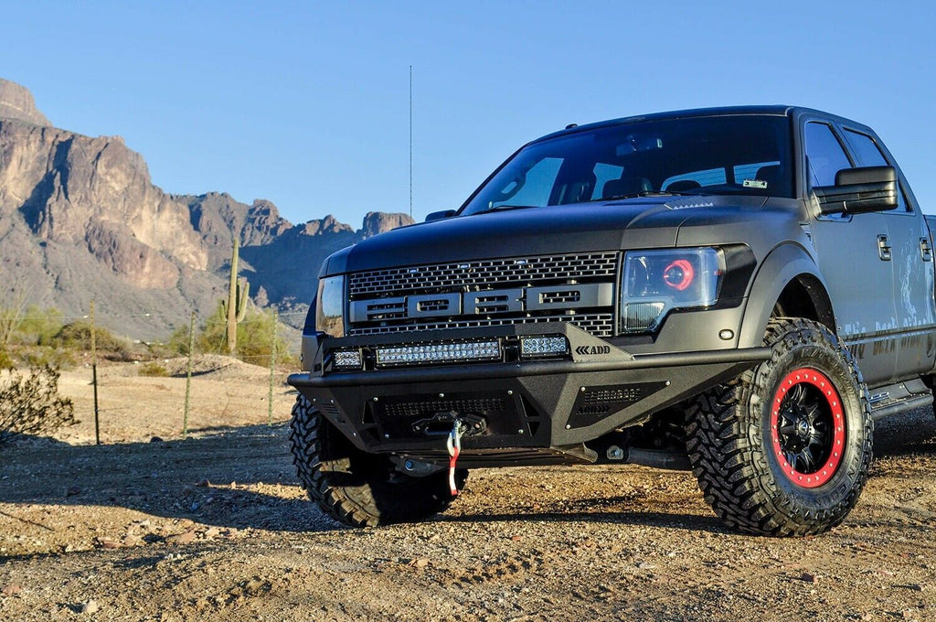 Addictive Desert Designs F011052520103 Stealth Fighter Front Bumper Fits F-150