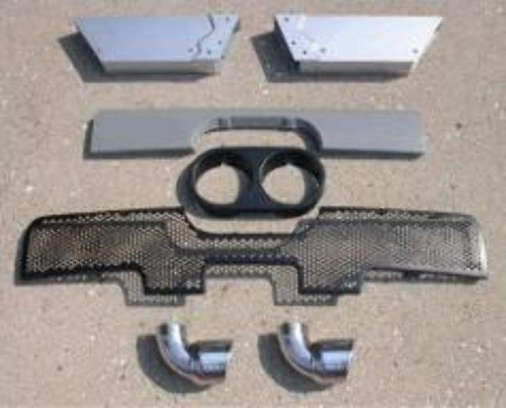 CDC 0512-7000-01 Sweet Ass Bumper Delete w Exhaust Tips For 05-06 GT