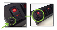 Load image into Gallery viewer, sPOD 700-Mini-LED R Mini (7 in.) 6 Switch Panel w Red Dual Lit LED Switches