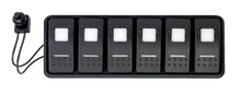 Load image into Gallery viewer, sPOD 700-Mod-LED-A Modular 6 Switch Panel w Dual LED Amber Switches