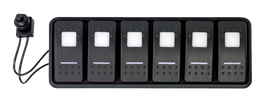 sPOD 700-Mod-LED-A Modular 6 Switch Panel w Dual LED Amber Switches