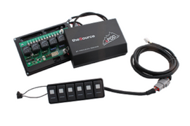 sPOD 700-Mod-LED-A Modular 6 Switch Panel w Dual LED Amber Switches