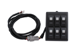 sPOD 700-RAM-LED-A Self contained 6 Switch Panel wDual LED Amber Switches