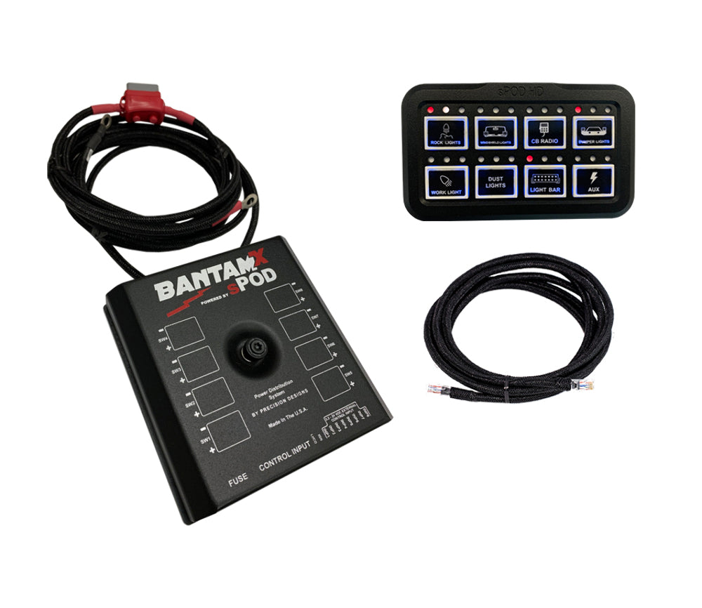 sPOD BXHDUNI36 BantamX HD for Uni w 36 in. battery cables