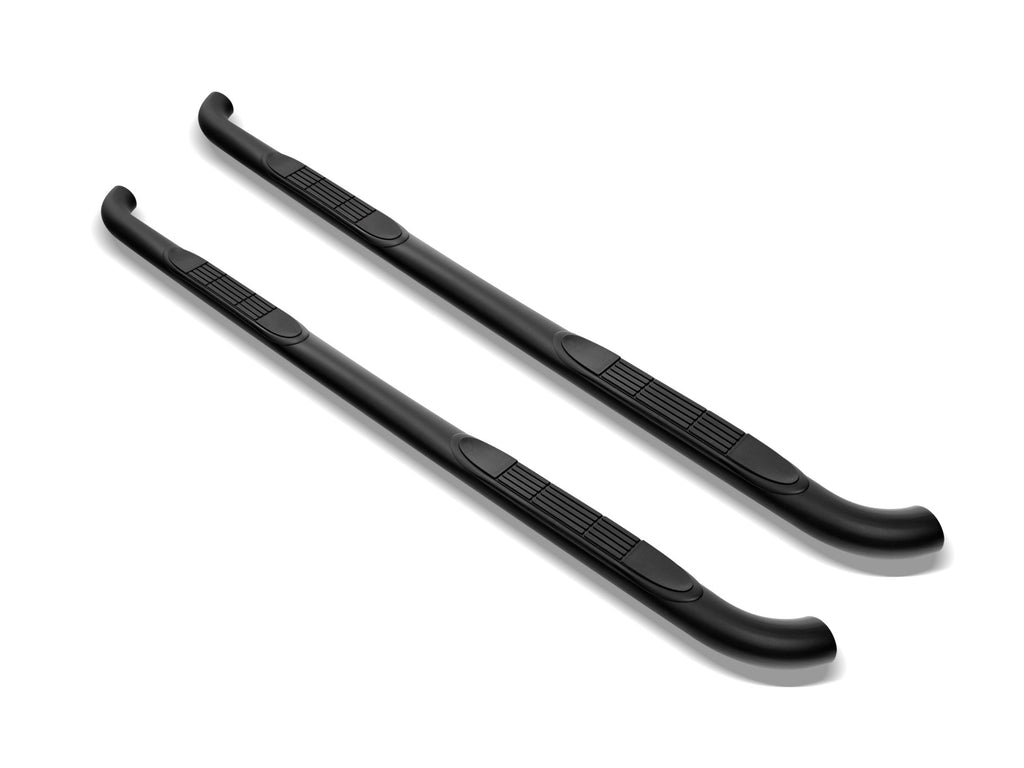 Armordillo 7151253 Matte Black 3" Round Step Bars For 04-07 Buick Rainer