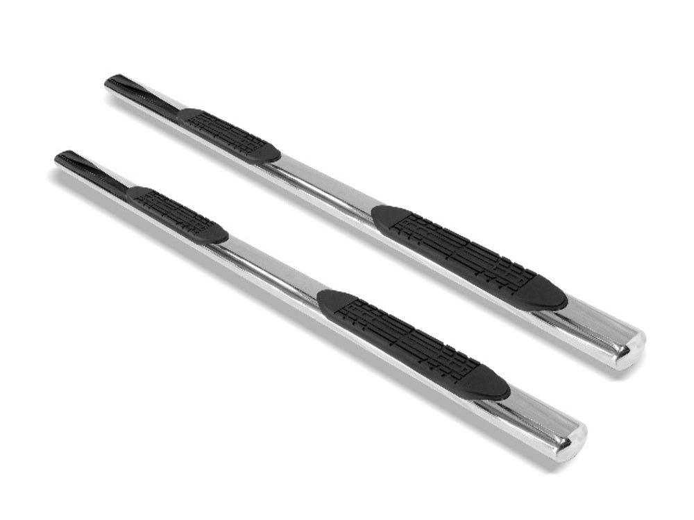 Armordillo 7153134 Polished 4" Oval Step Bars For 05-11 Dakota Quad Cab