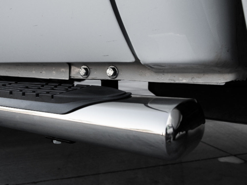Armordillo 7153943 Polished 4" Oval Step Bars For 03-09 Ram 2500/3500 Quad Cab