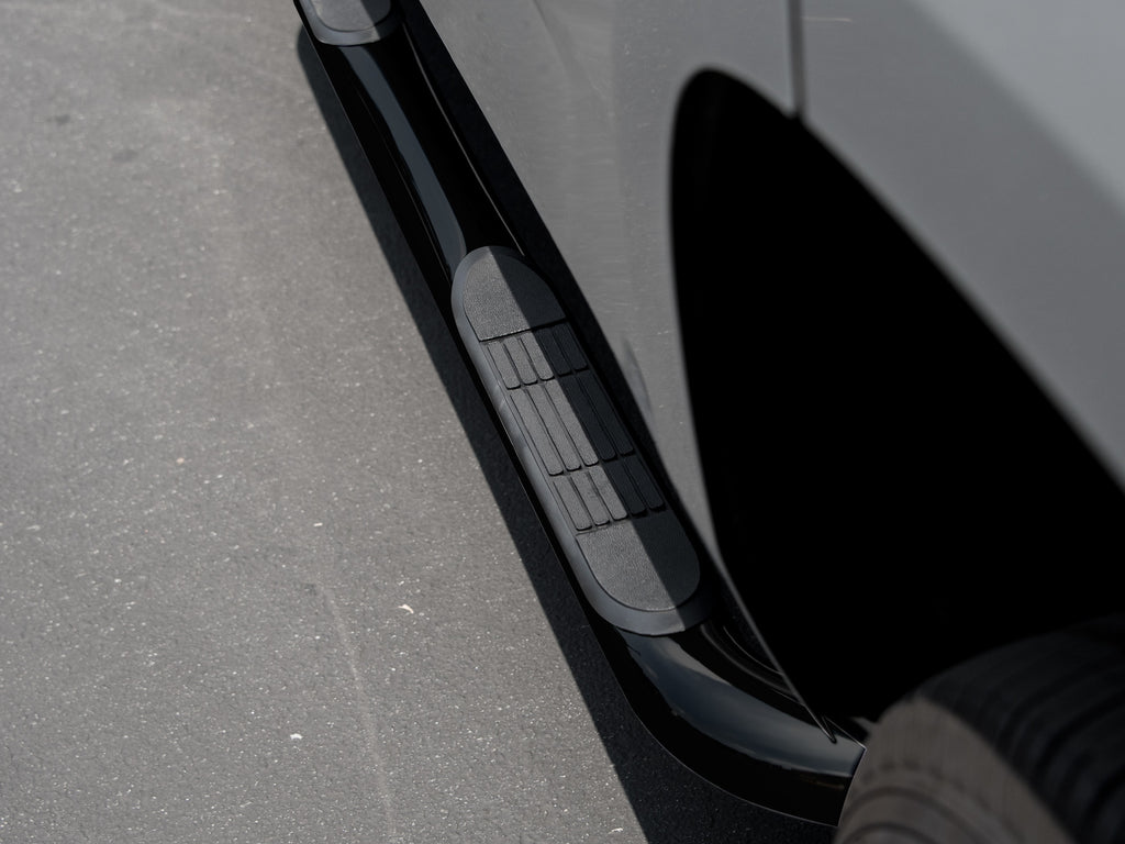 Armordillo 7157972 Black 3" Round Step Bars For 84-01 Jeep Cherokee