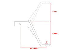 Load image into Gallery viewer, Armordillo 7161535 9&quot; Drop Down Hitch For 2&quot; Reciever 5,000 lbs.