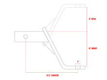 Load image into Gallery viewer, Armordillo 7161559 6&quot; Drop Down Hitch For 2&quot; Reciever 5,000 lbs.