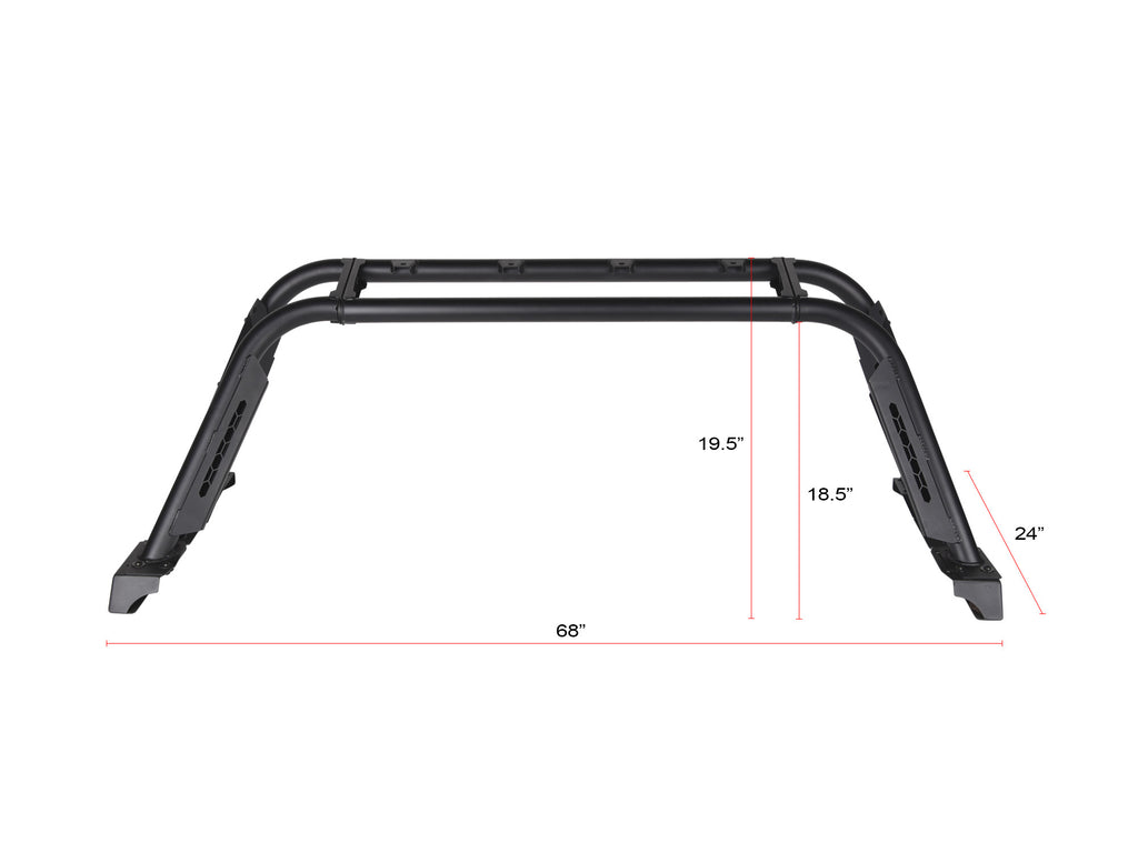 Armordillo 7161887 CR-M Universal Chase Rack w LED Shroud For Full Size Trucks