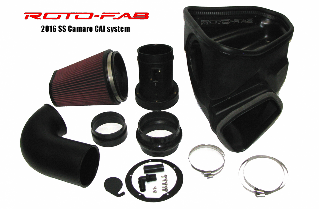 Roto-Fab 10161050 Air Intake System w/ Sound Tube Delete For 2016-2022 Camaro SS