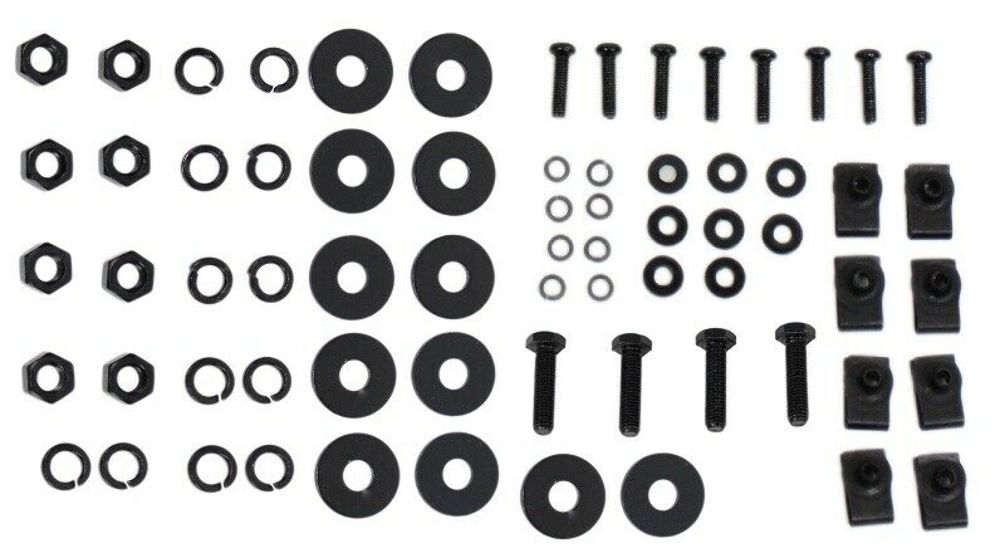 Fishbone Offroad FB22001 Black Stubby Bumper W/Tube Guard 07-18 Wranger JK