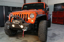 Load image into Gallery viewer, Fishbone Offroad FB22001 Black Stubby Bumper W/Tube Guard 07-18 Wranger JK