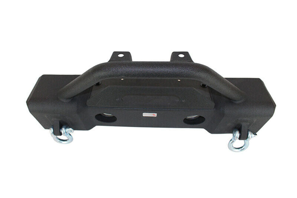 Fishbone Offroad FB22001 Black Stubby Bumper W/Tube Guard 07-18 Wranger JK