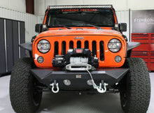Load image into Gallery viewer, Fishbone Offroad FB22045 Black Front Bumper 07-18 Wrangler JK Rubicon Unlimited