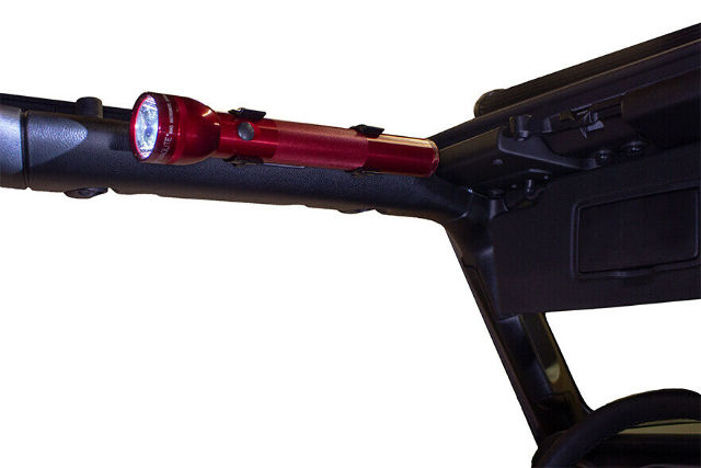 Fishbone Offroad FB25092 Roll Bar Flashlight Mount Front 18-20 Wrangler JL