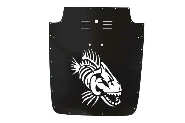Fishbone Offroad FB31131 Black Hood Louver For 97-02 Jeep Wrangler
