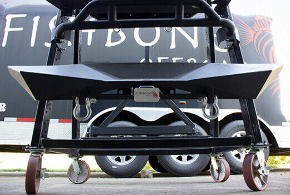 Fishbone Offroad FB32096 Black Powdercoated Steel Hitch Cover For 2" Hitch