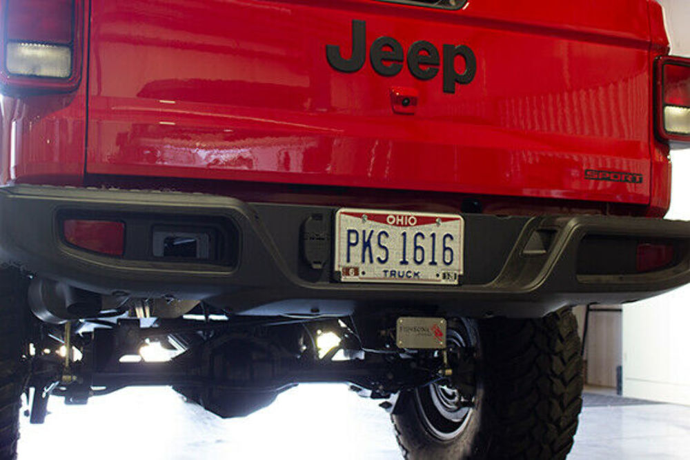 Fishbone Offroad FB32096 Black Powdercoated Steel Hitch Cover For 2" Hitch