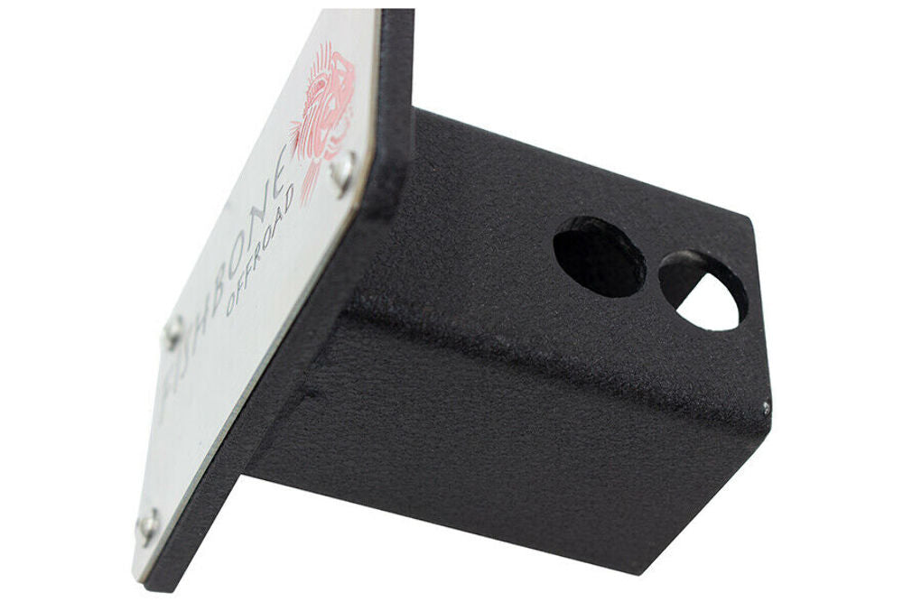 Fishbone Offroad FB32096 Black Powdercoated Steel Hitch Cover For 2" Hitch