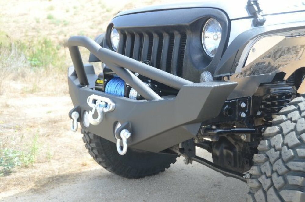 DV8 Offroad FBSHTB-12 Front Bumper Fits 07-18 Wrangler (JK) Wrangler (JL)