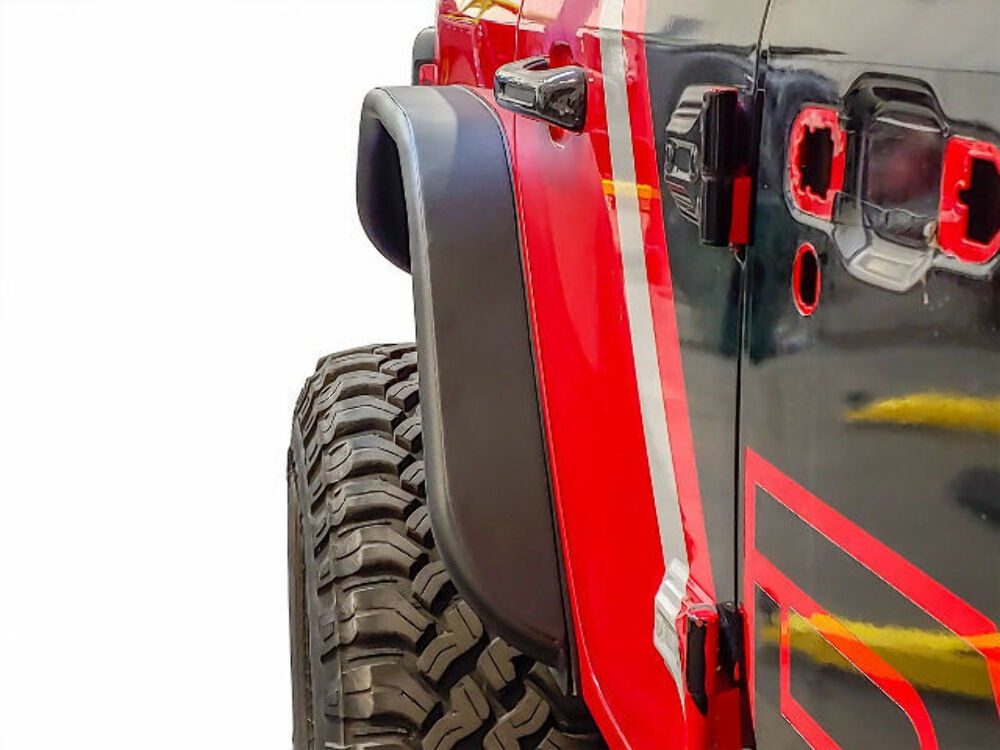 DV8 Offroad FDJL-05 Tube Fender Flares Fits 18-22 Wrangler (JL)