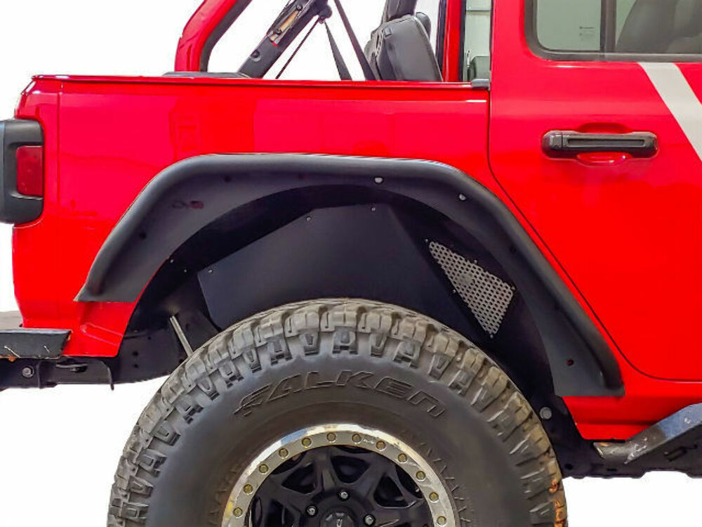 DV8 Offroad FDJL-05 Tube Fender Flares Fits 18-22 Wrangler (JL)