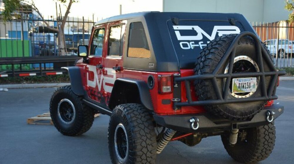 DV8 Offroad RBSTTB-06 Rear Bumper Fits 07-18 Wrangler (JK) Wrangler (JL)