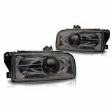 Winjet CFWJ-0078-S Fog Lights Smoke Lens Fits 92-98 M3 E36