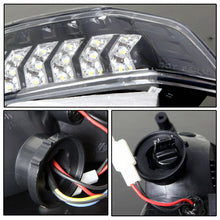 Load image into Gallery viewer, Winjet CTSWJ-0640-GBC-SQ Turn Signals Gloss Black Clear Lens Fits 15-17 Mustang