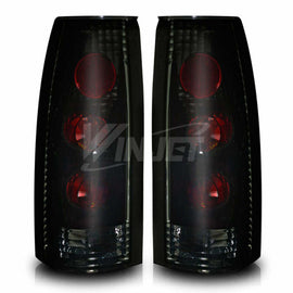 Winjet CTWJ-0003-BS Taillights Black Smoke Lens Fits 99-00 Escalade