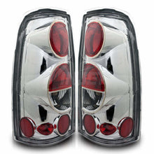 Load image into Gallery viewer, Winjet CTWJ-0004-CC Taillights Chrome Clear Lens Fits 99-07 Silverado 2500