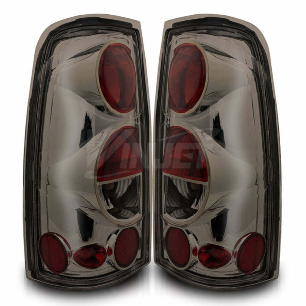 Winjet CTWJ-0004-CS Taillights Chrome Smoke Lens Fits 99-07 Silverado 2500