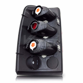 Winjet CTWJ-0005-BS Taillights Black Smoke Lens Fits 00-06 Suburban