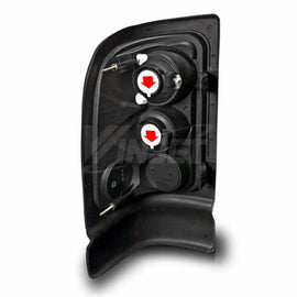 Winjet CTWJ-0012-BC Taillights Black Clear Lens Fits 94-02 Ram 2500