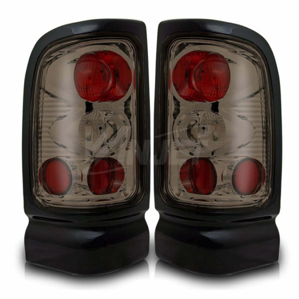 Winjet CTWJ-0012-CS Taillights Chrome Smoke Lens Fits 94-02 Ram 2500