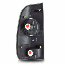 Winjet CTWJ-0016-BC Taillights Black Clear Lens Fits 97-03 F-150