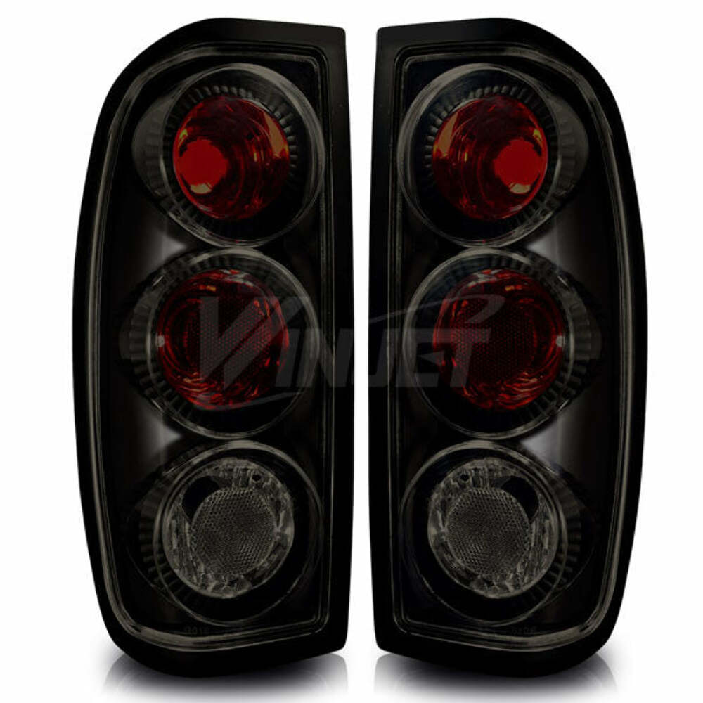 Winjet CTWJ-0043-BS Taillights Black Smoke Lens Fits 98-04 Frontier