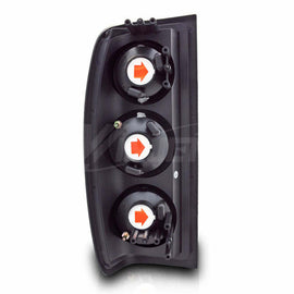 Winjet CTWJ-0043-CC Taillights Chrome Clear Lens Fits 98-04 Frontier