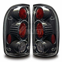 Load image into Gallery viewer, Winjet CTWJ-0046-BC Taillights Black Clear Lens Fits 01-04 Pickup